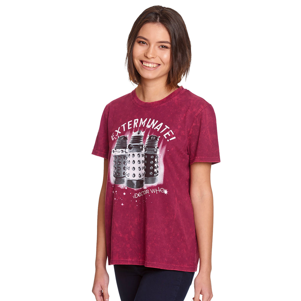 Immagine del prodotto Doctor Who - Daleks Exterminate T-Shirt Donna rosso