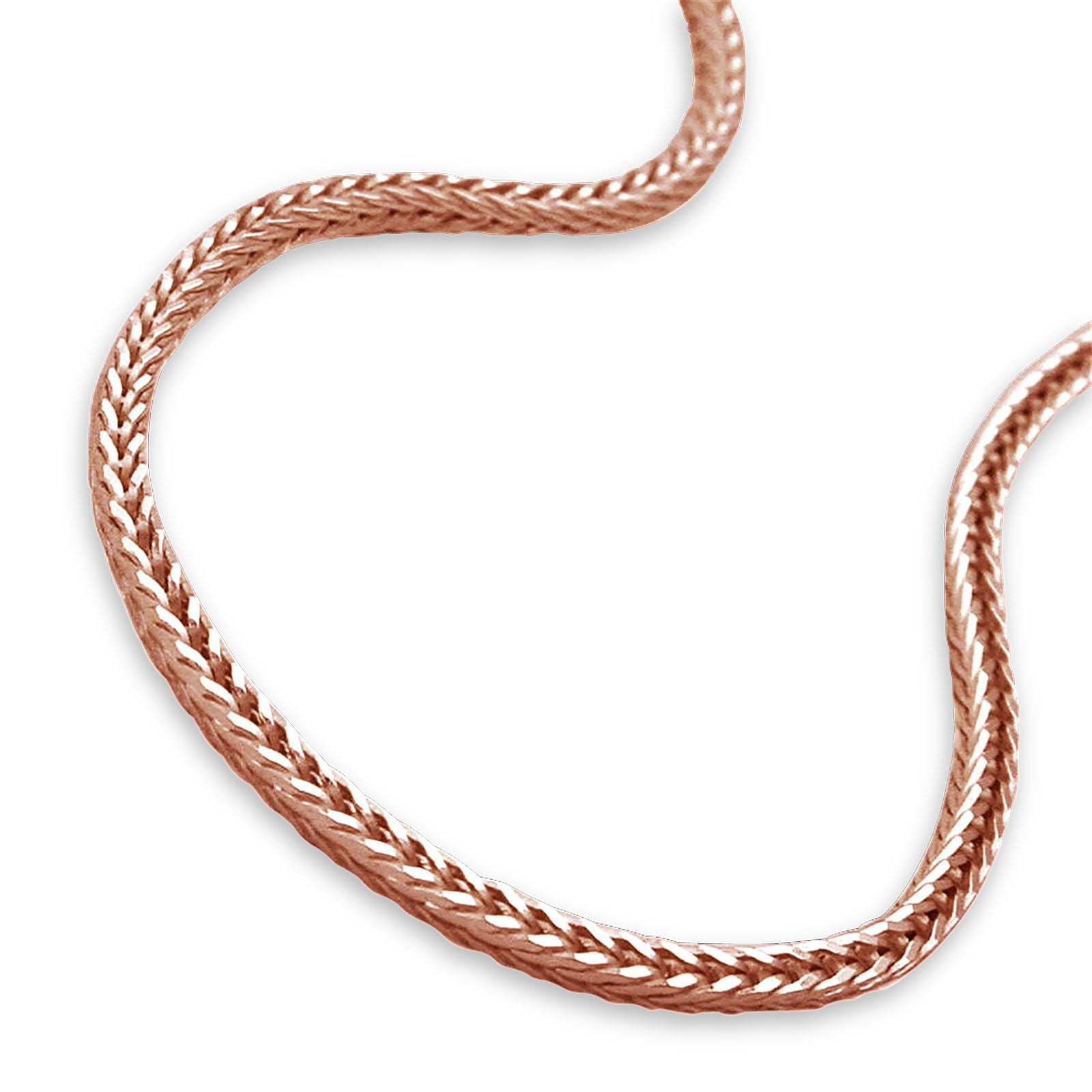 Immagine del prodotto Collana a catena coda di volpe rosa 42 cm