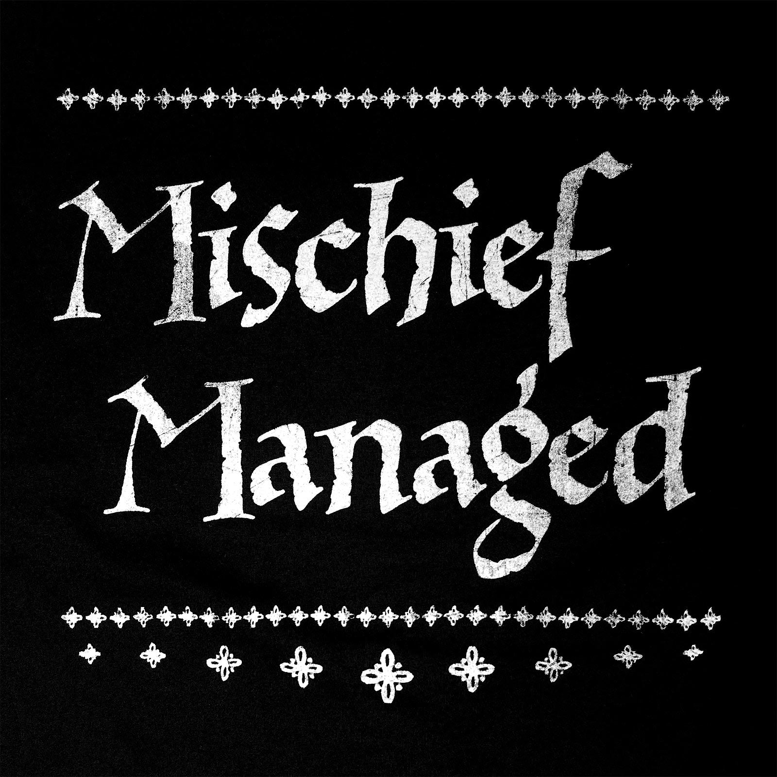 Immagine del prodotto Harry Potter - T-shirt da donna Mischief Managed nera