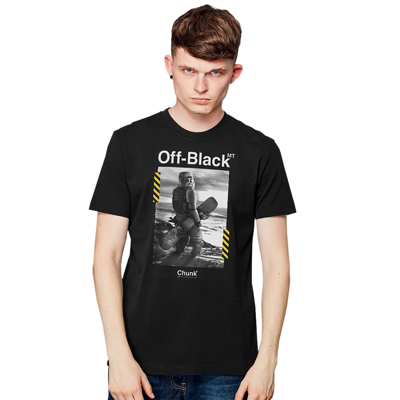 Immagine del prodotto T-shirt Imperial Snow per fan di Star Wars nera