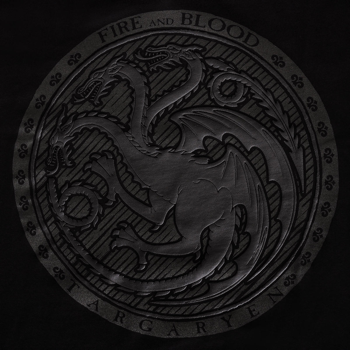 Immagine del prodotto Game of Thrones - T-shirt nera con logo 3D Targaryen Oscuro