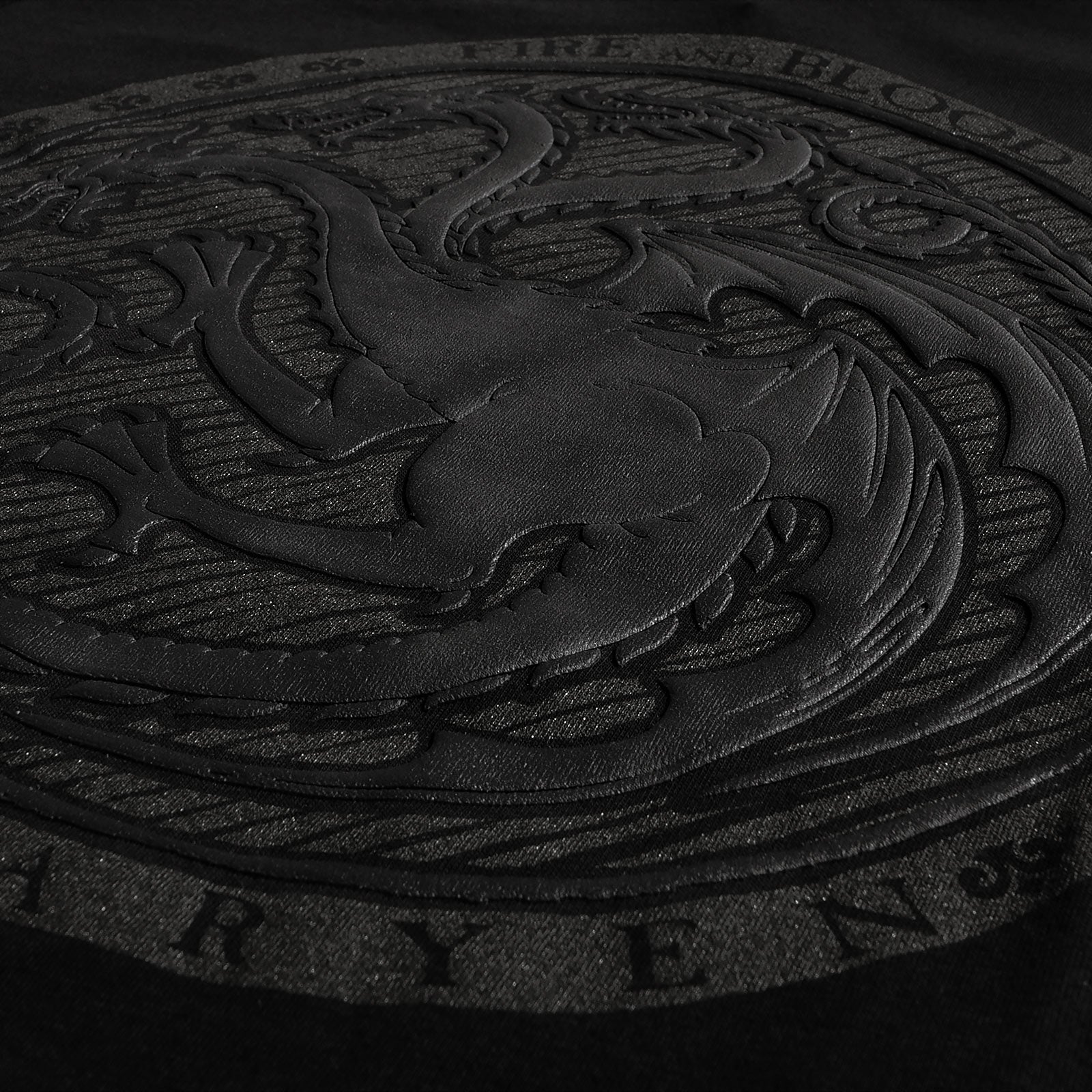Immagine del prodotto Game of Thrones - T-shirt nera con logo 3D Targaryen Oscuro