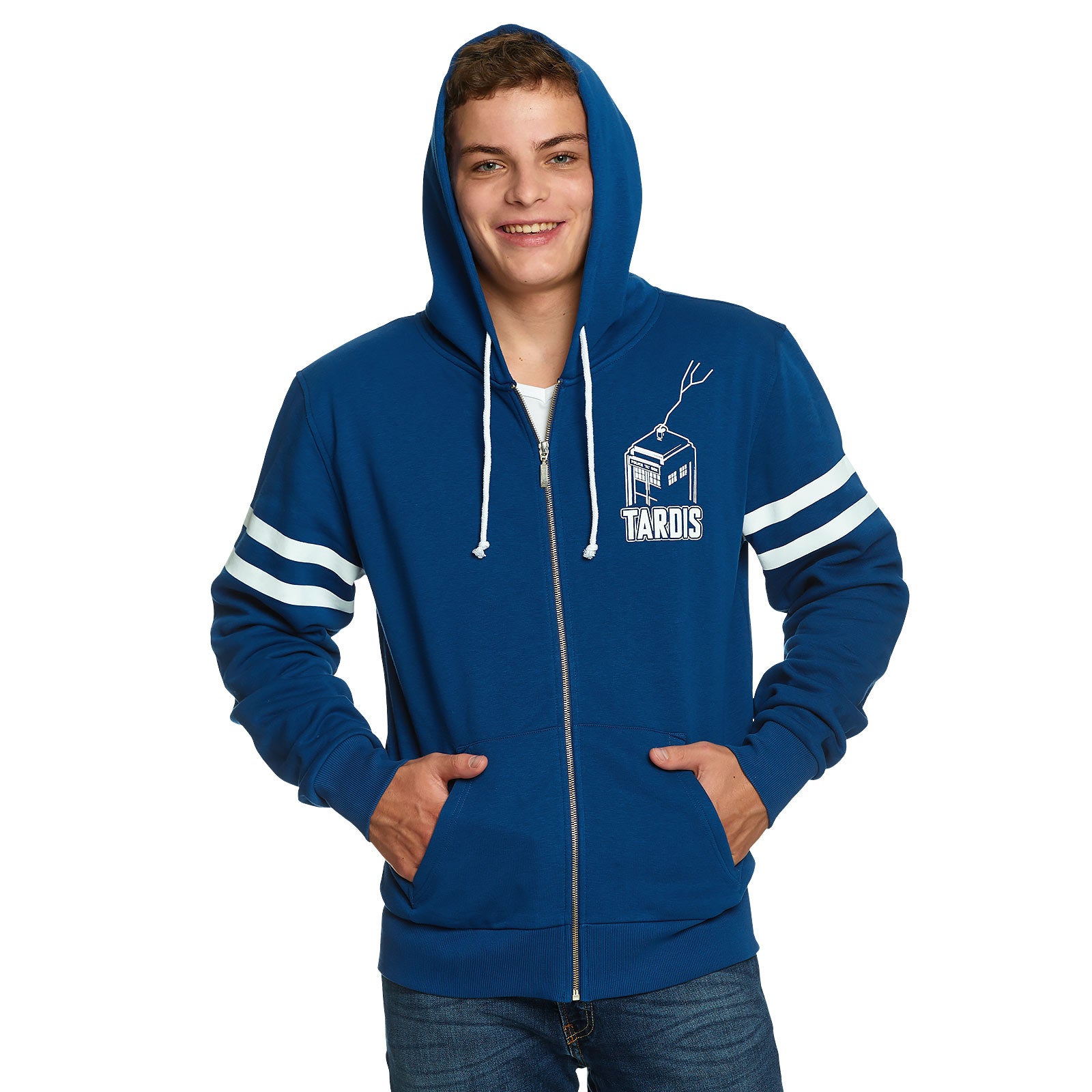 Immagine del prodotto Doctor Who - Giacca con cappuccio Tardis blu