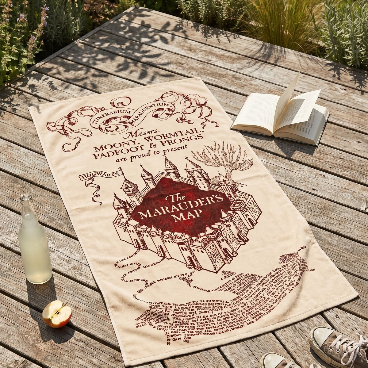 Immagine del prodotto Harry Potter - Asciugamano da bagno Mappa del Malandrino
