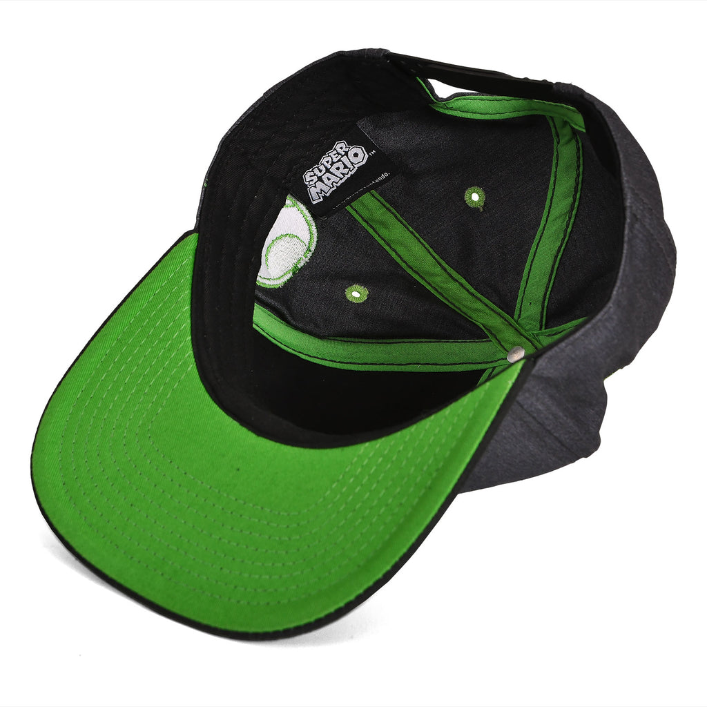 Immagine del prodotto Super Mario - Cappellino Snapback di Yoshi grigio