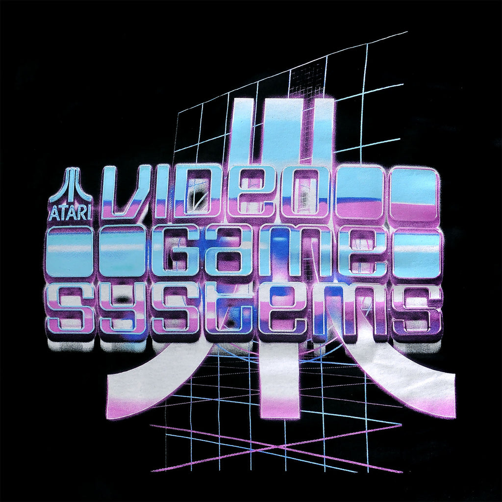Product image Atari - Video Game Systems Retrowave T-Shirt black