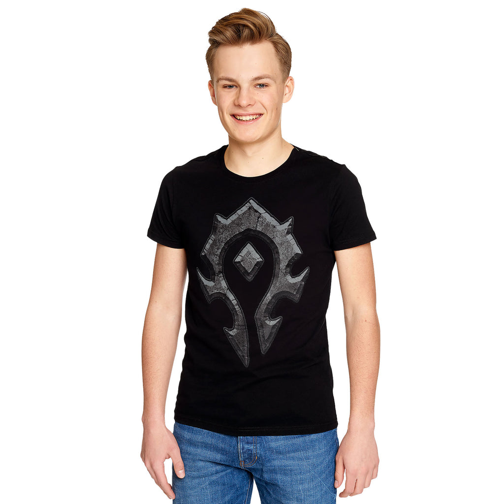 Immagine del prodotto World of Warcraft - T-shirt nera con logo dell'Orda