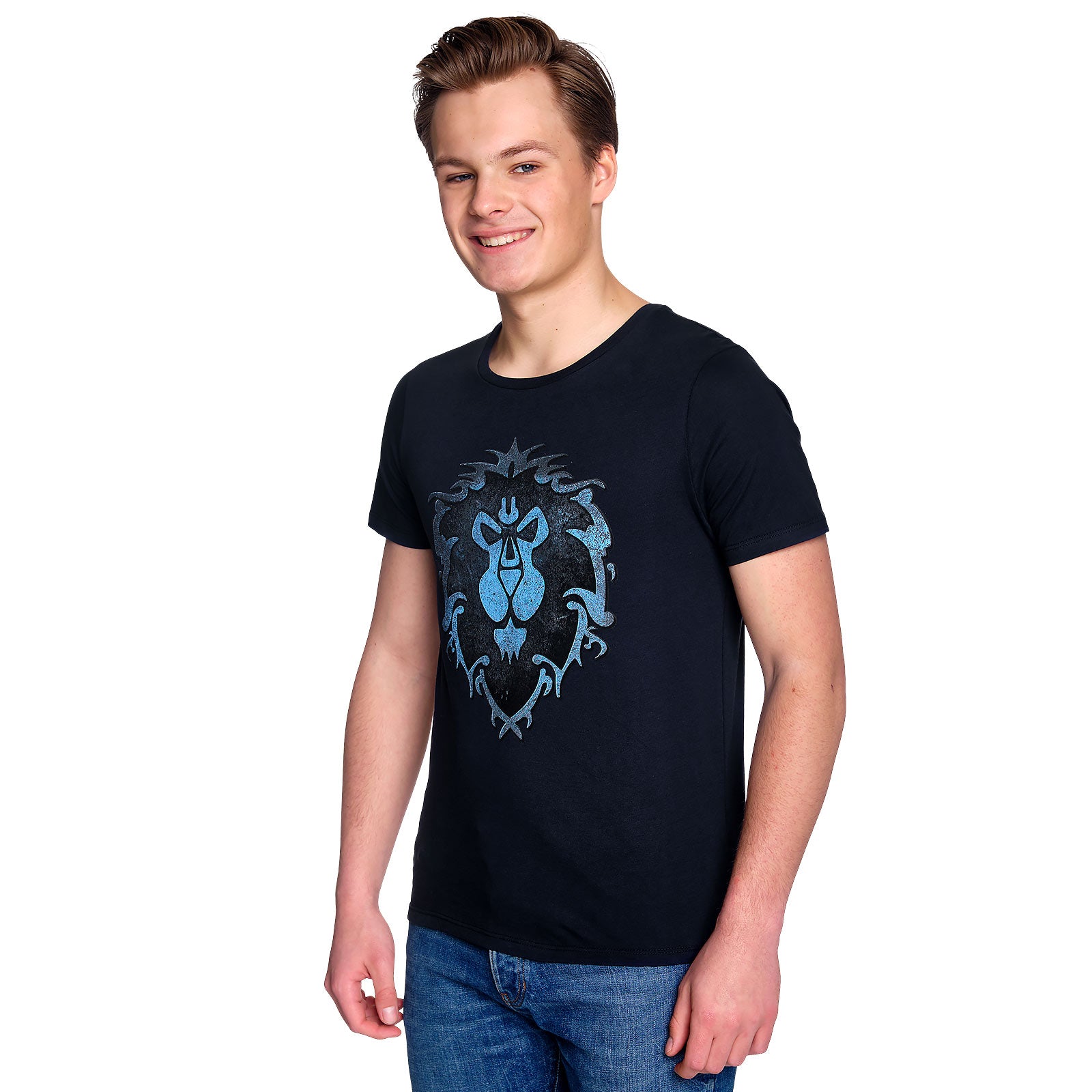 Immagine del prodotto World of Warcraft - T-shirt blu con logo dell'Alleanza
