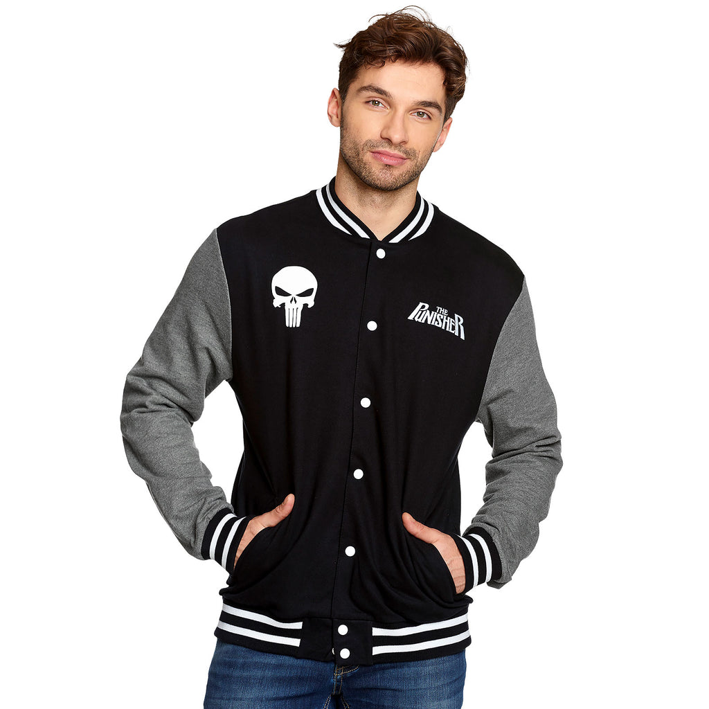 Immagine del prodotto Punisher - Giacca college Skull nero-grigio