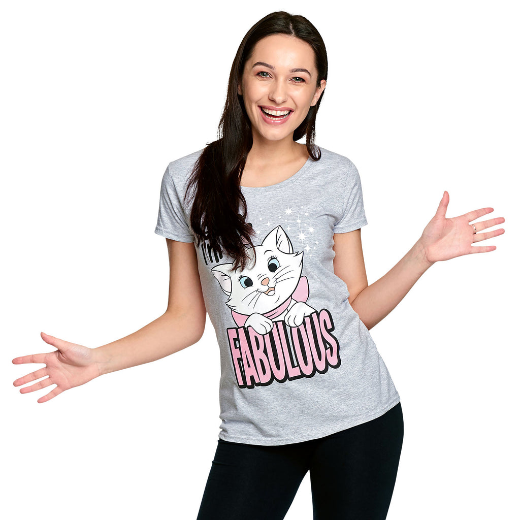 Immagine del prodotto Aristogatti - T-shirt Donna Fabulous di Marie grigia