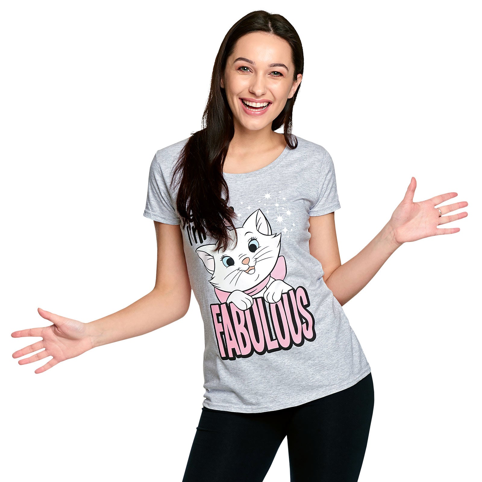 Immagine del prodotto Aristogatti - T-shirt Donna Fabulous di Marie grigia