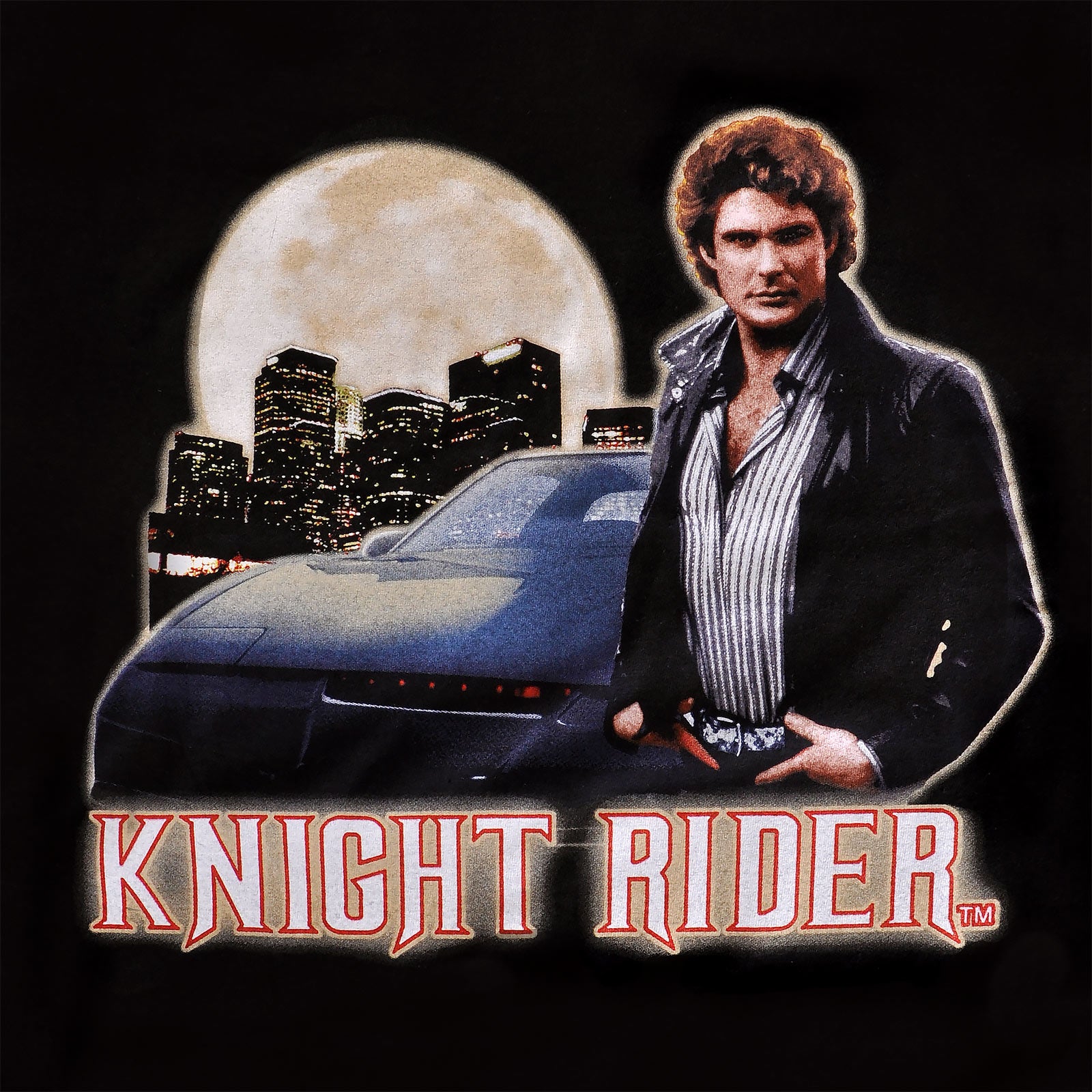 Immagine del prodotto Knight Rider - T-shirt nera Michael & Car
