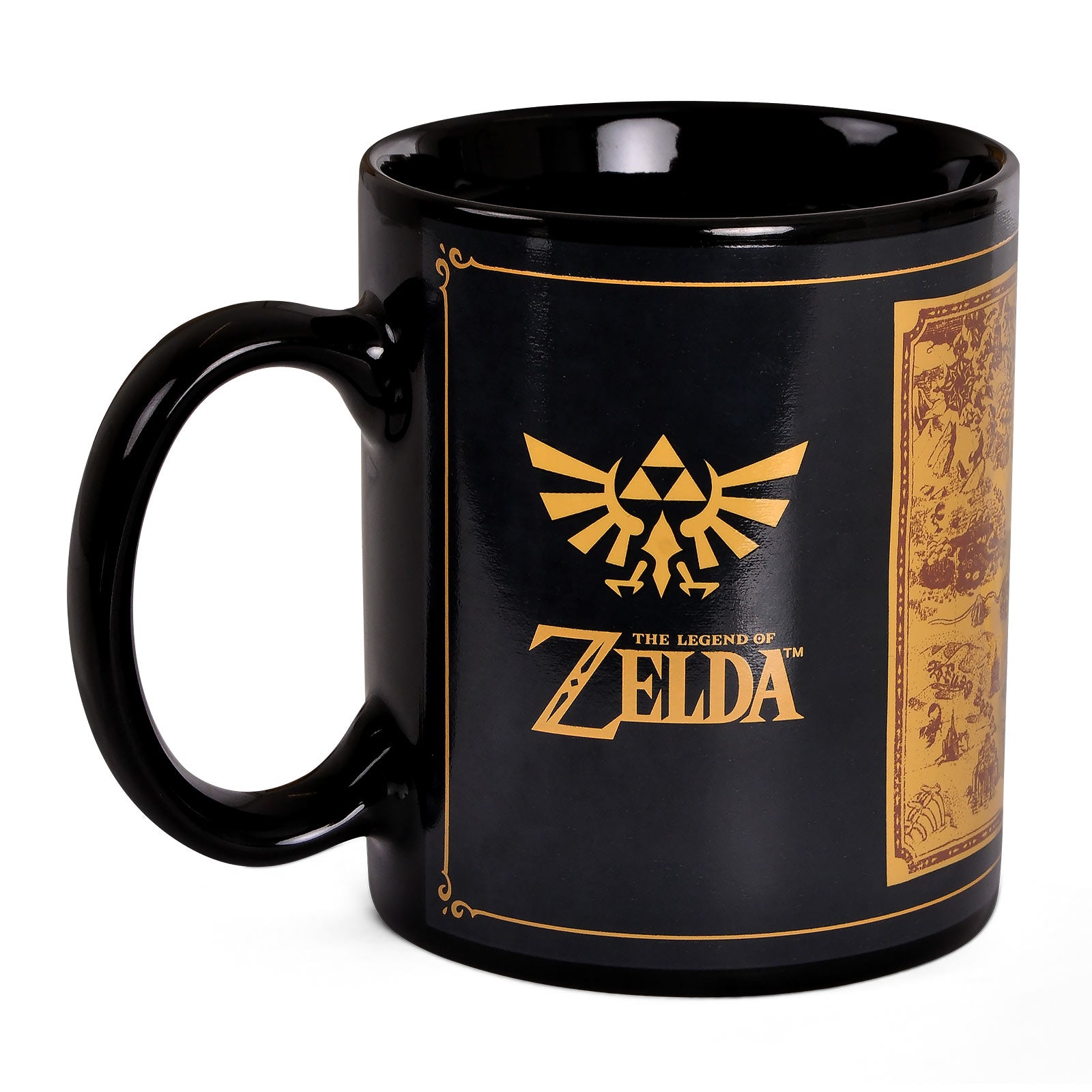 Immagine del prodotto Zelda - Tazza effetto termico con silhouette della mappa