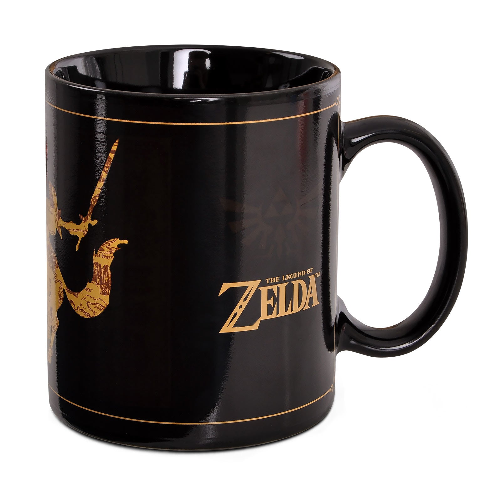 Immagine del prodotto Zelda - Tazza effetto termico con silhouette della mappa