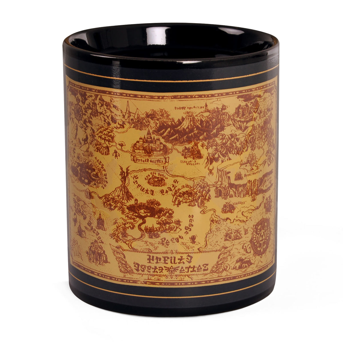 Immagine del prodotto Zelda - Tazza effetto termico con silhouette della mappa