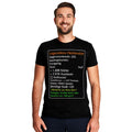 Immagine del prodotto T-shirt nera eroe leggendario livello 120