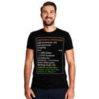 Immagine del prodotto T-shirt nera eroe leggendario livello 120