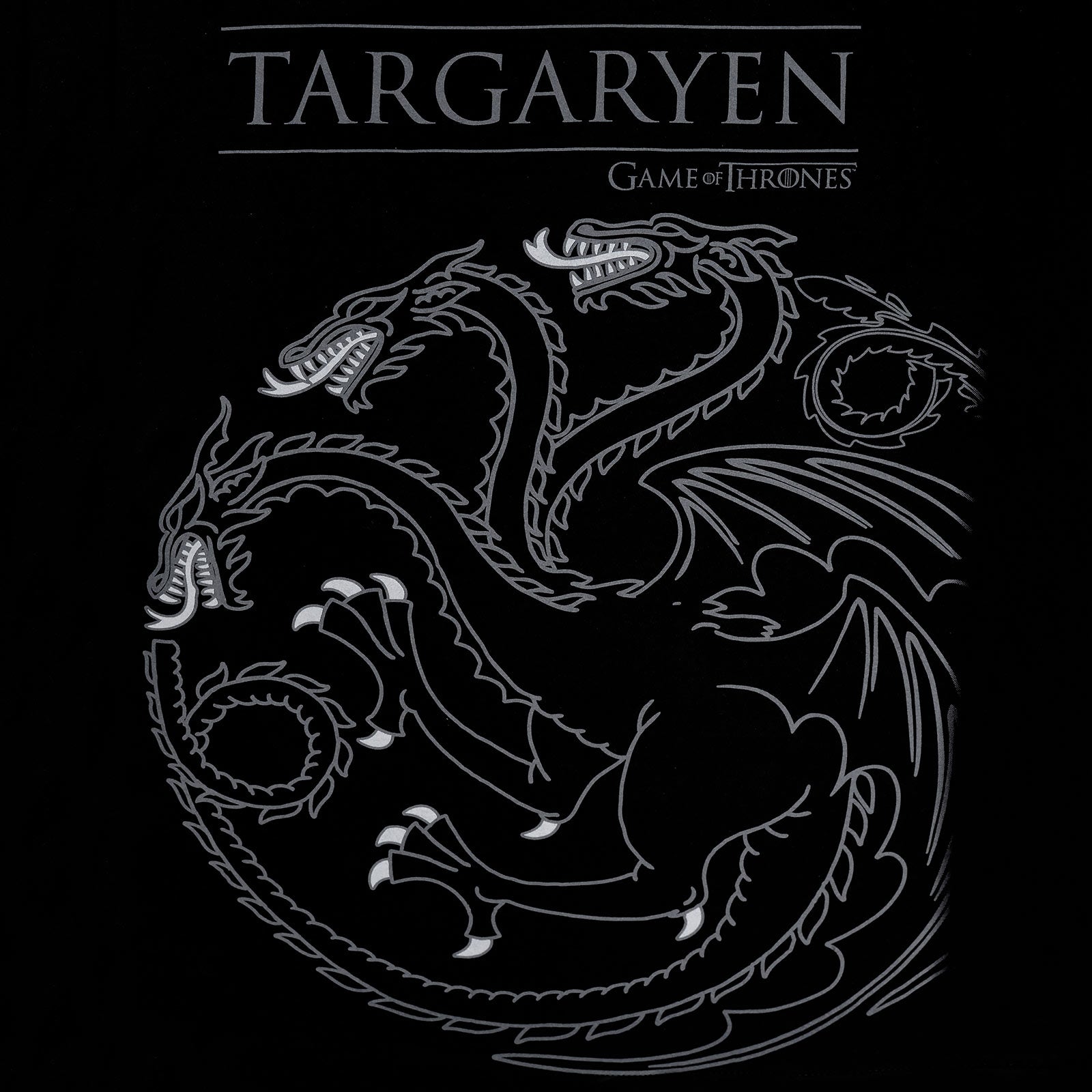 Product image Game of Thrones - House Targaryen T-Shirt black