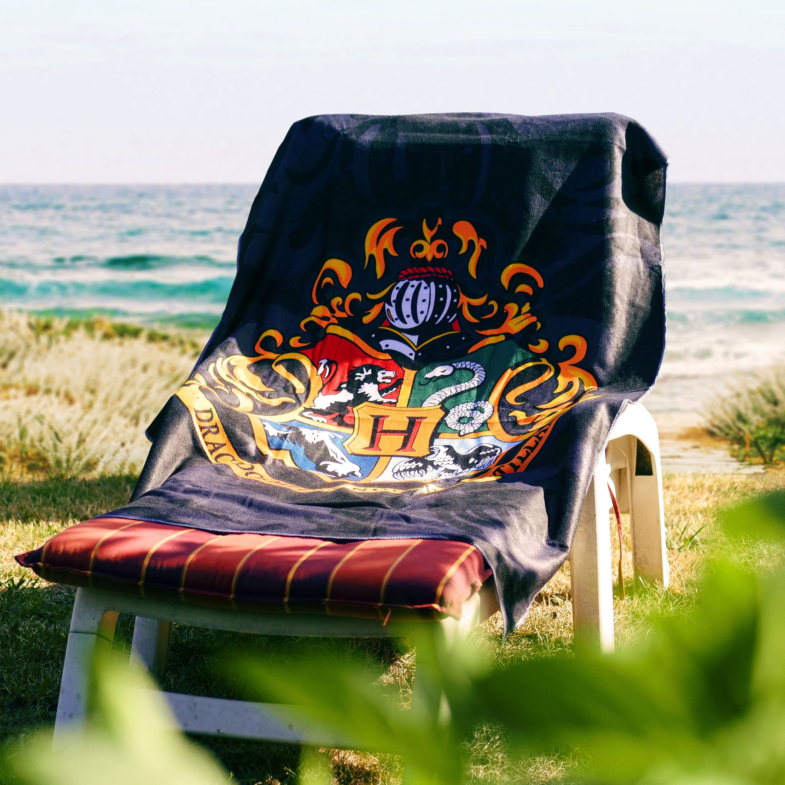 Immagine del prodotto Harry Potter - Asciugamano da spiaggia con stemma di Hogwarts