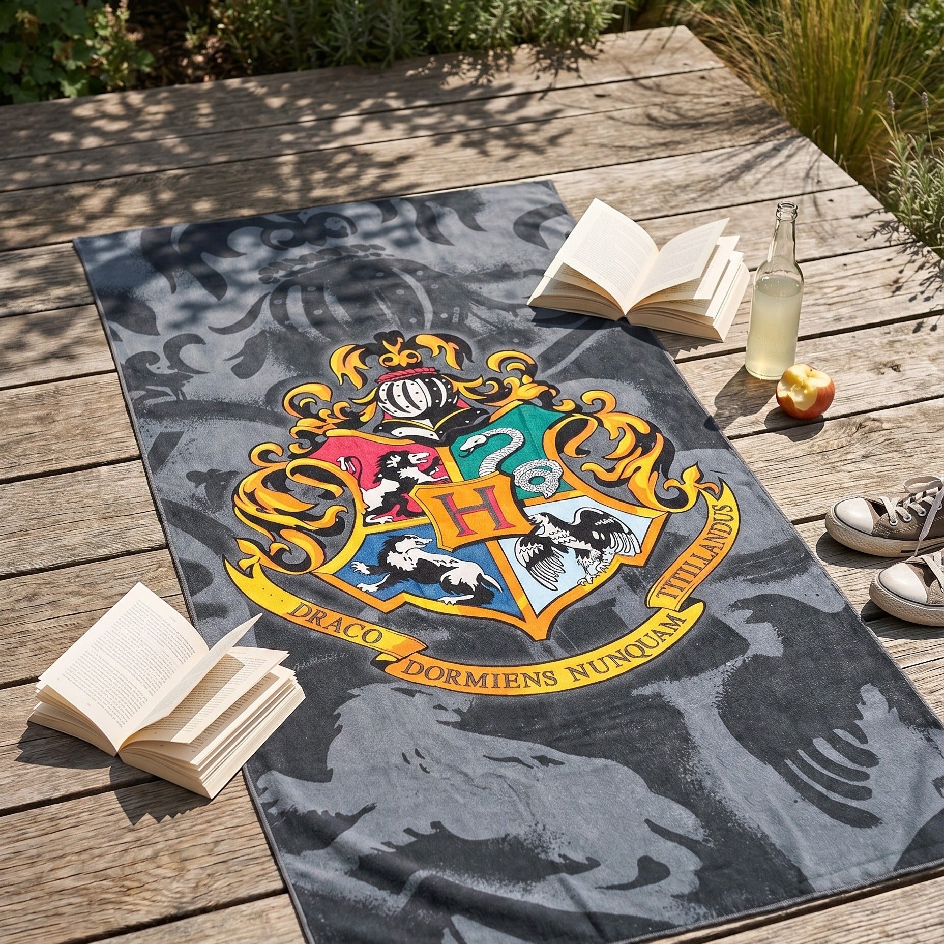 Immagine del prodotto Harry Potter - Asciugamano da spiaggia con stemma di Hogwarts