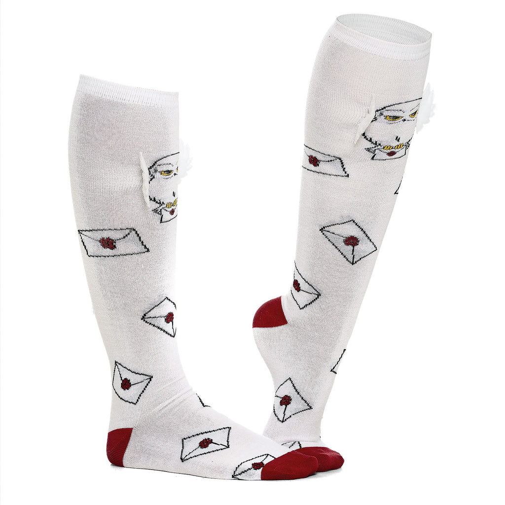 Immagine del prodotto Harry Potter - Calzini al ginocchio Hedwig bianchi