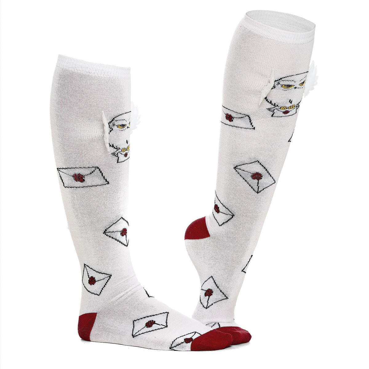 Immagine del prodotto Harry Potter - Calzini al ginocchio Hedwig bianchi