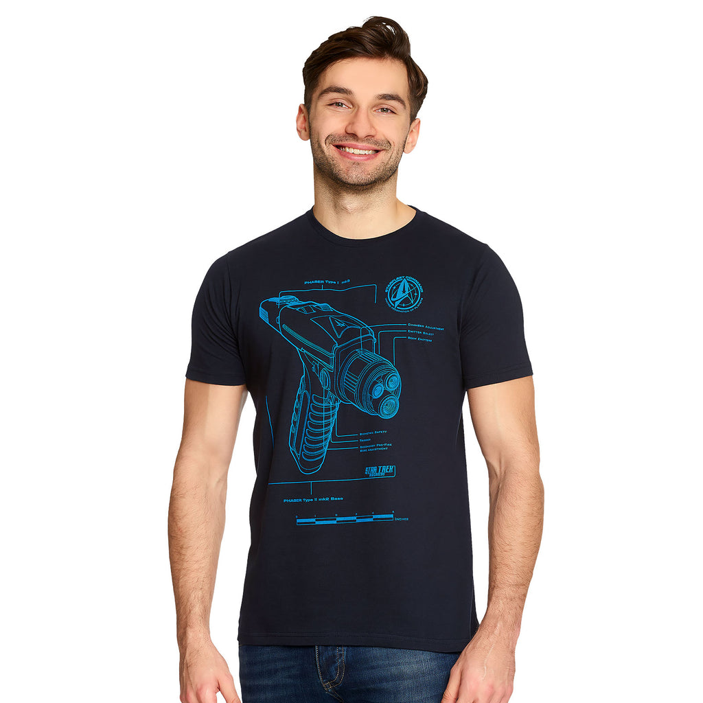 Immagine del prodotto Star Trek - T-shirt blu Phaser Discovery