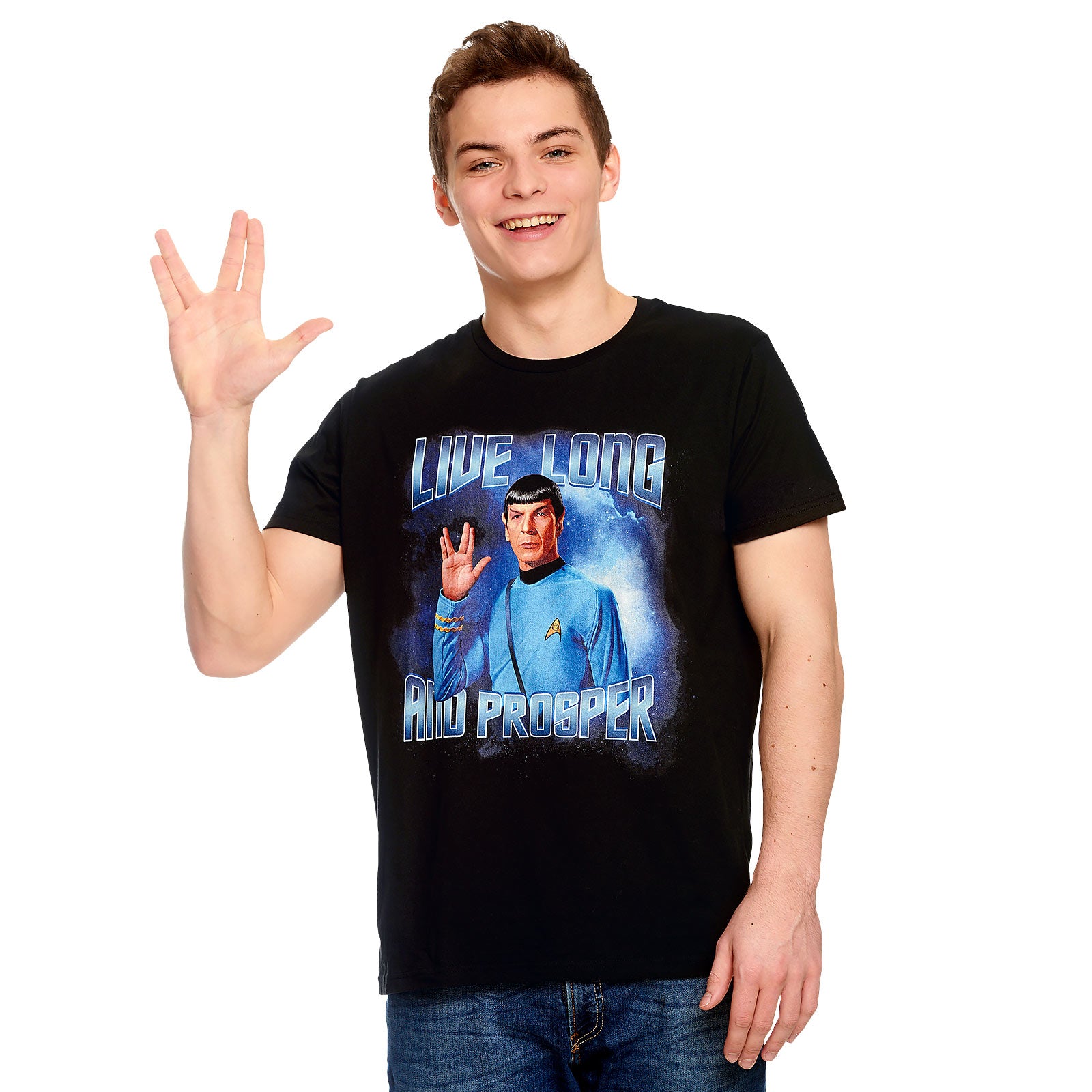 Product image Star Trek - Spock Live Long and Prosper T-Shirt Black