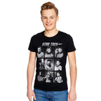 Immagine del prodotto Star Trek - T-shirt dei personaggi nera