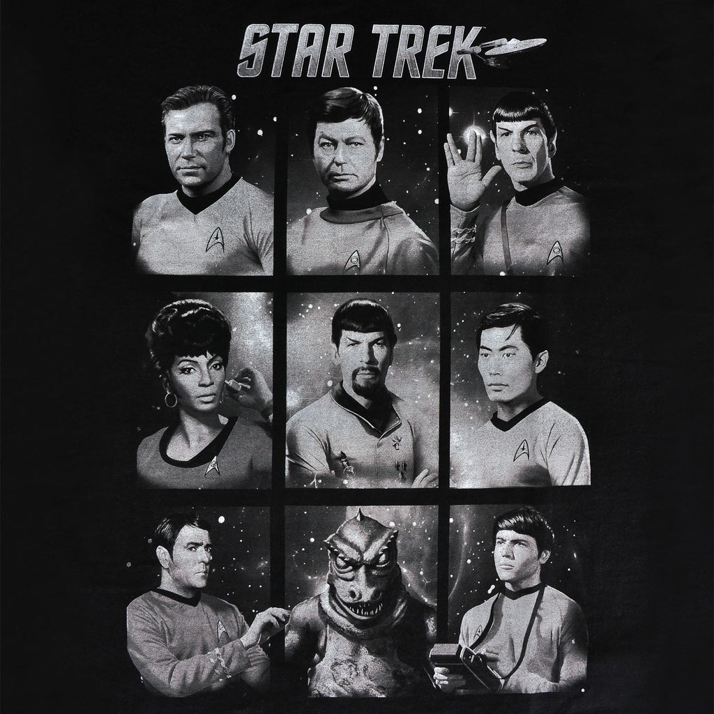 Immagine del prodotto Star Trek - T-shirt dei personaggi nera