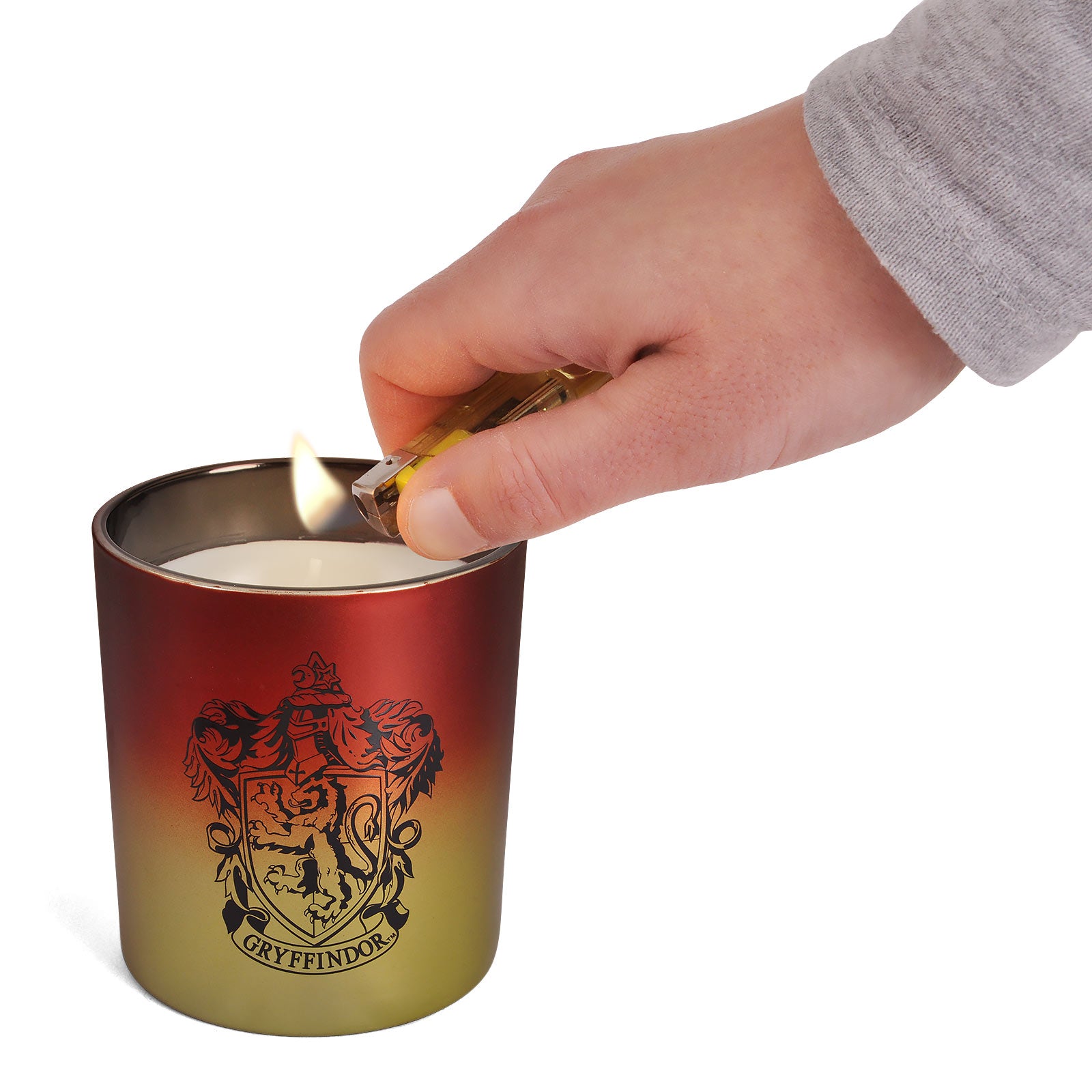 Immagine del prodotto Harry Potter - Candela con stemma di Grifondoro in vetro