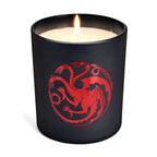 Immagine del prodotto Game of Thrones - Candela con stemma Targaryen in vetro