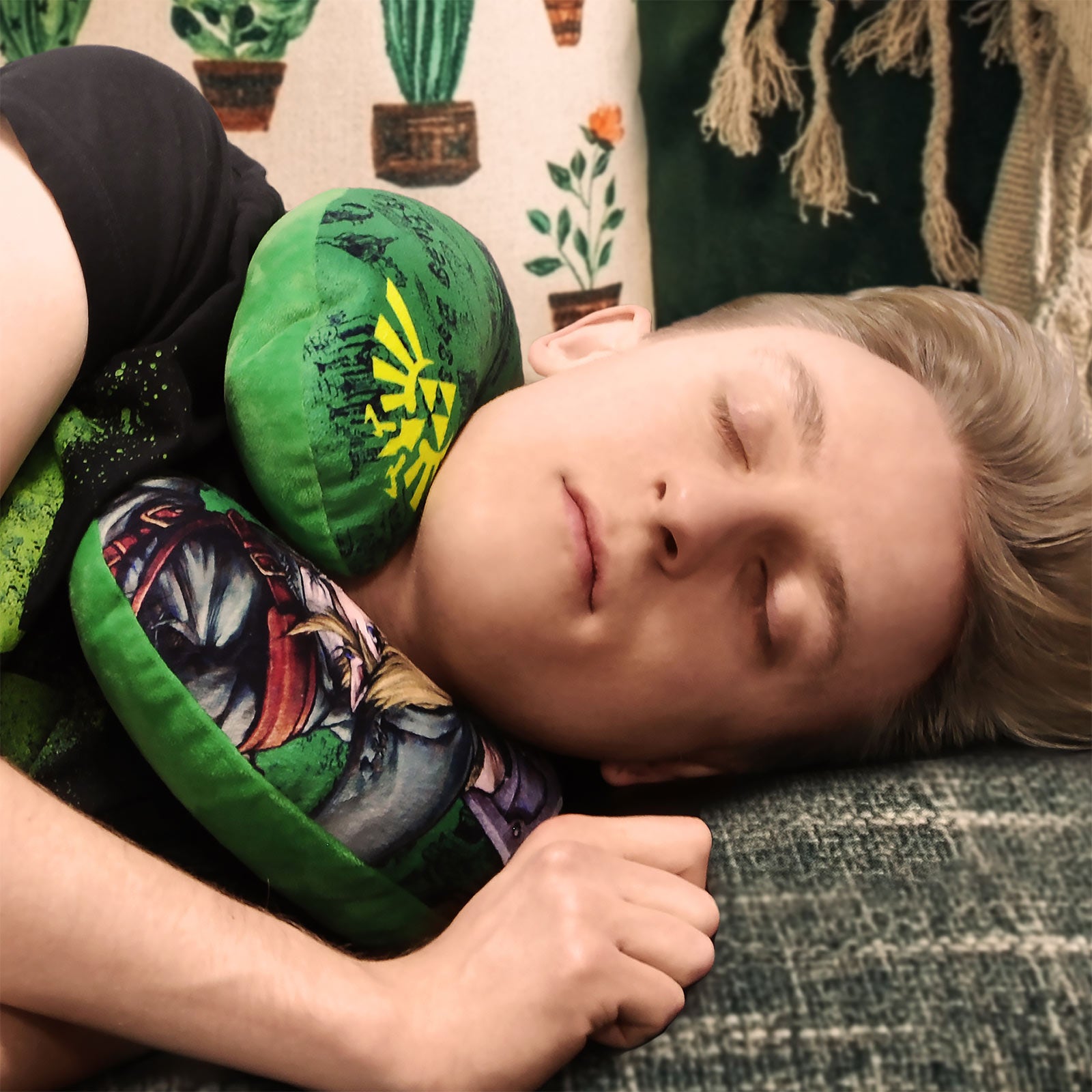 Immagine del prodotto Zelda - Cuscino per il collo Link verde