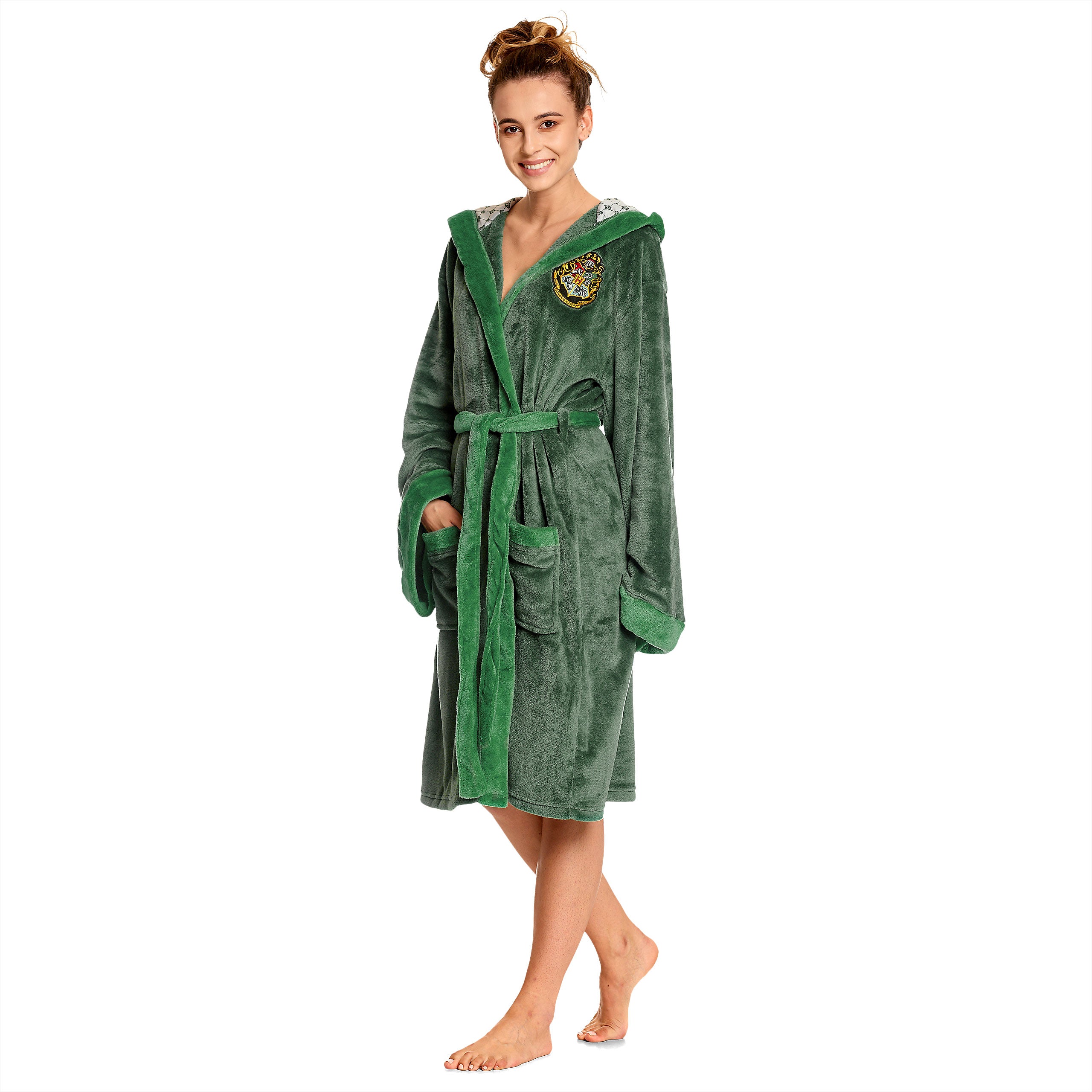 Immagine del prodotto Harry Potter - Accappatoio verde con stemma di Serpeverde