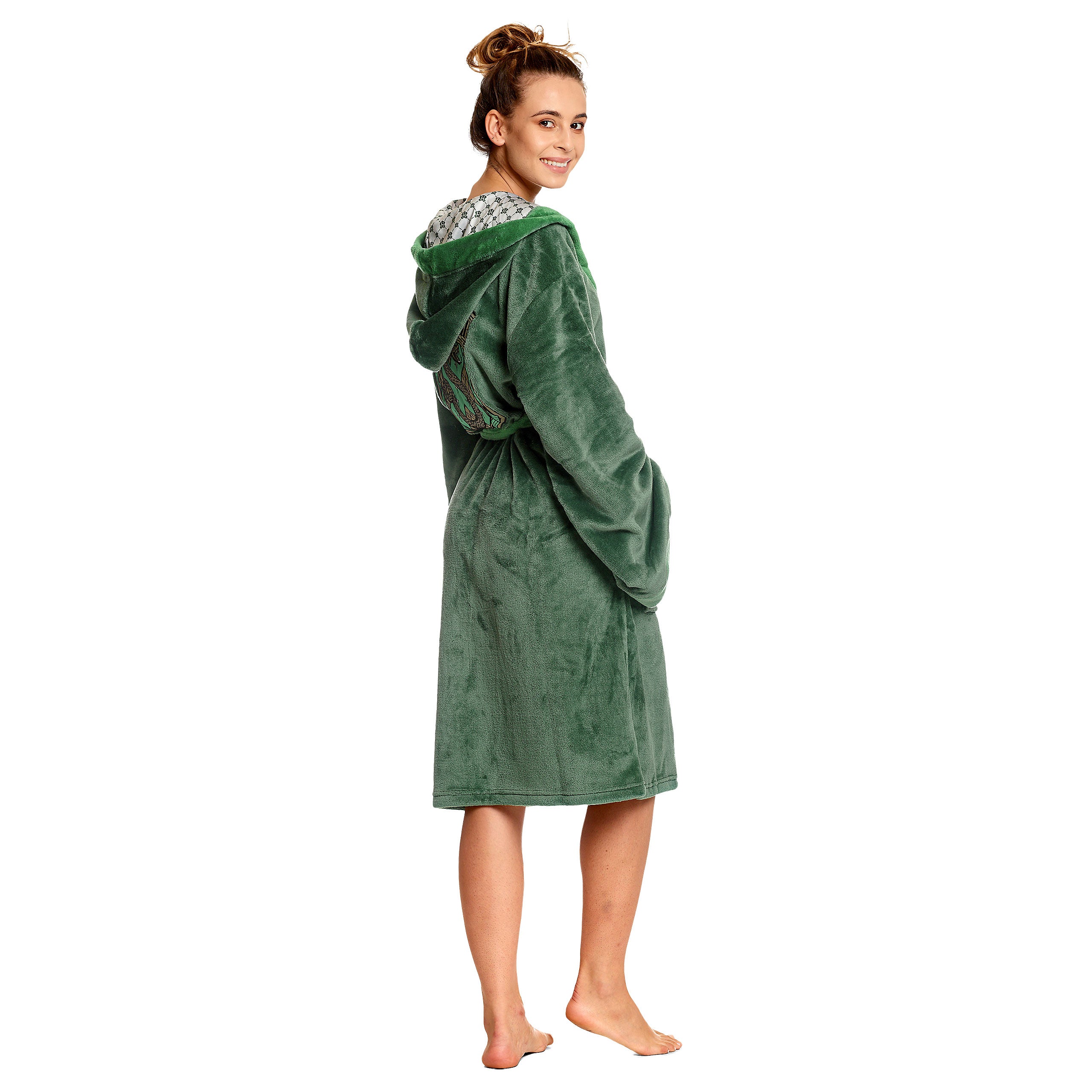 Immagine del prodotto Harry Potter - Accappatoio verde con stemma di Serpeverde