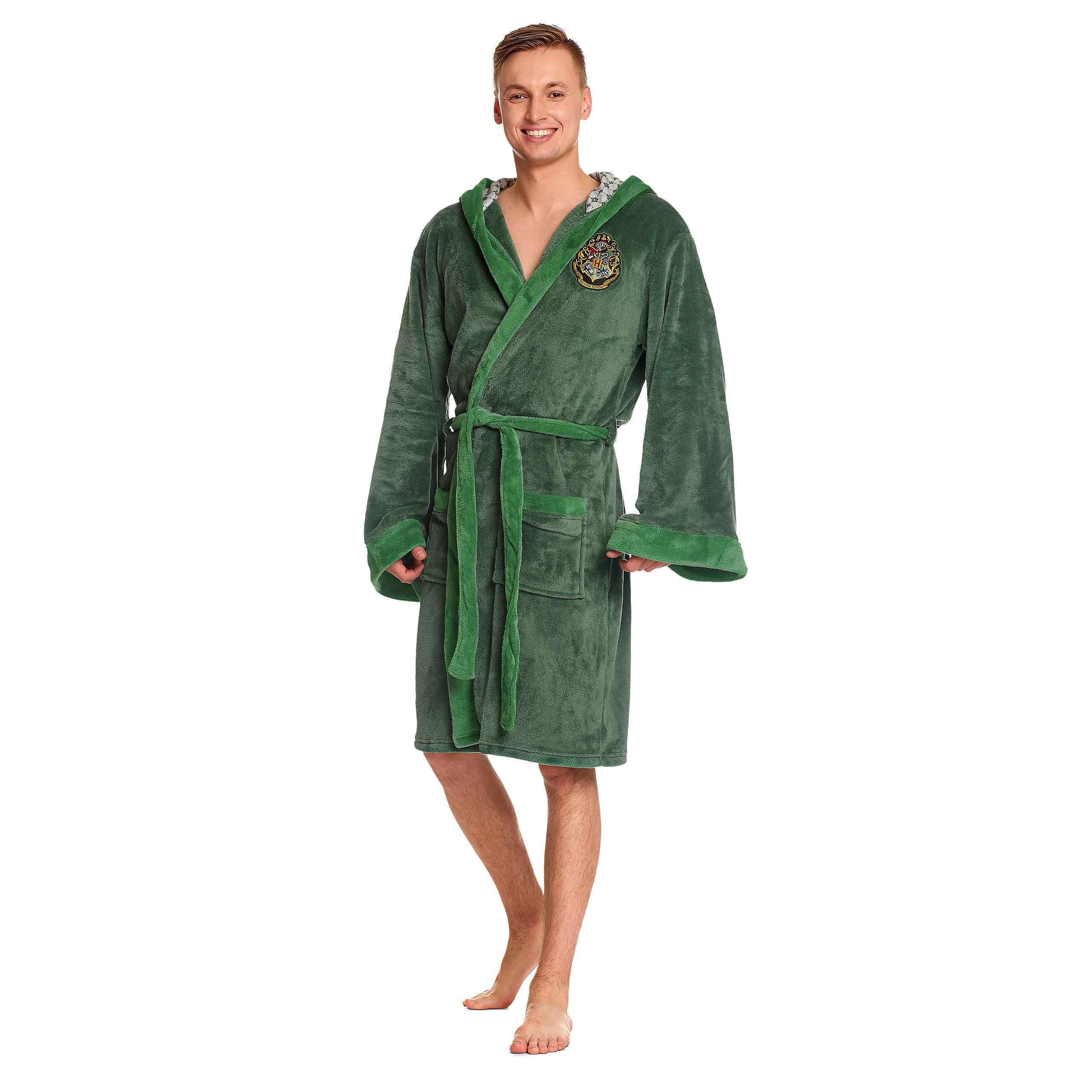 Immagine del prodotto Harry Potter - Accappatoio verde con stemma di Serpeverde