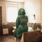 Immagine del prodotto Harry Potter - Accappatoio verde con stemma di Serpeverde