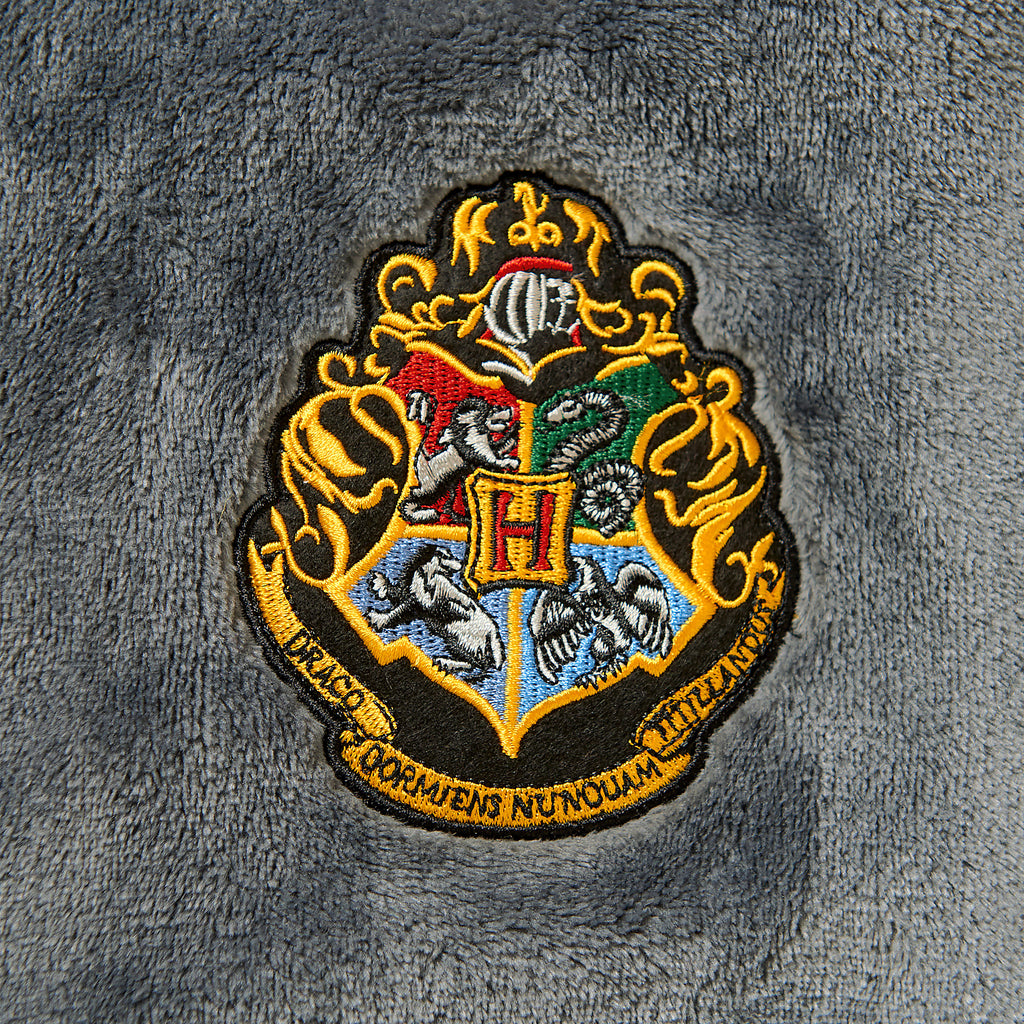 Immagine del prodotto Harry Potter - Accappatoio grigio con stemma Hufflepuff
