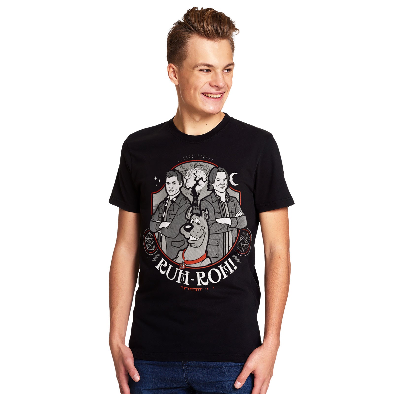 Immagine del prodotto Supernatural - Scoobynatural Ruh-roh! T-shirt nera
