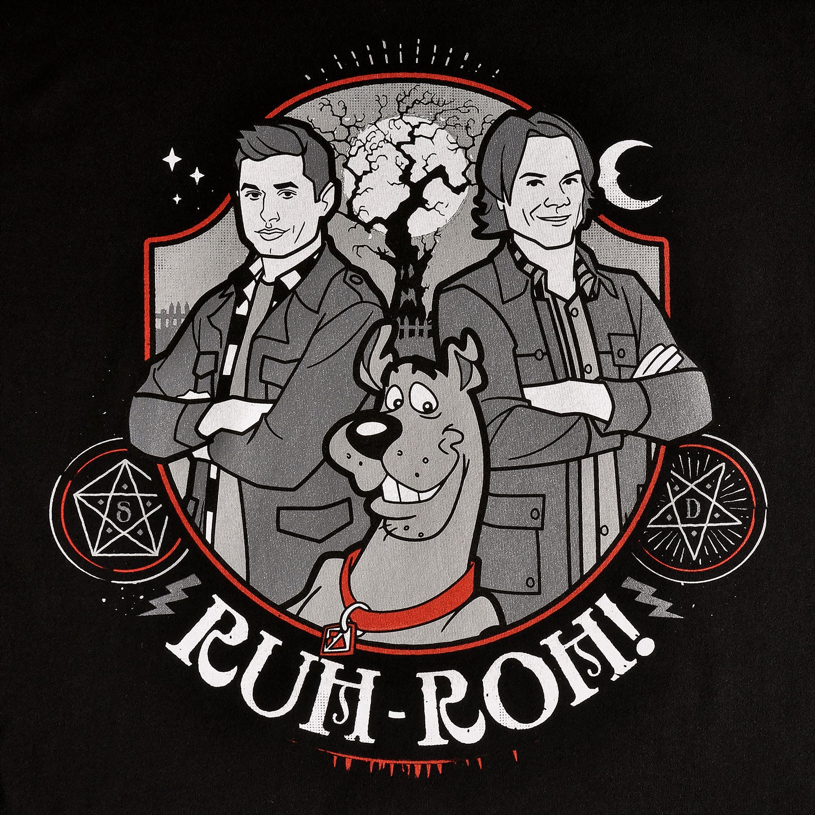 Immagine del prodotto Supernatural - Scoobynatural Ruh-roh! T-shirt nera