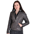 Immagine del prodotto Supernatural - Giacca in pelle da donna con simbolo anti possessione