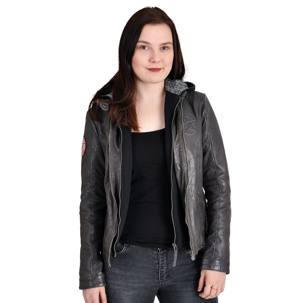 Immagine del prodotto Supernatural - Giacca in pelle da donna con simbolo anti possessione