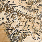 Immagine del prodotto Il Signore degli Anelli - Coperta morbida con mappa della Terra di Mezzo e pelliccia di Teddy