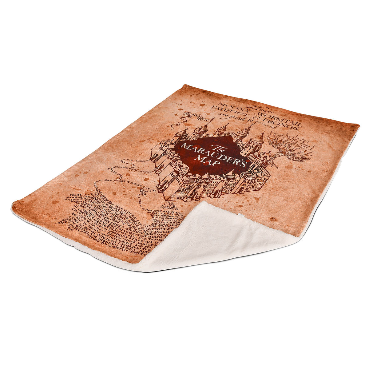 Immagine del prodotto Harry Potter - Mappa del Malandrino Coperta morbida con pelo di orso di peluche
