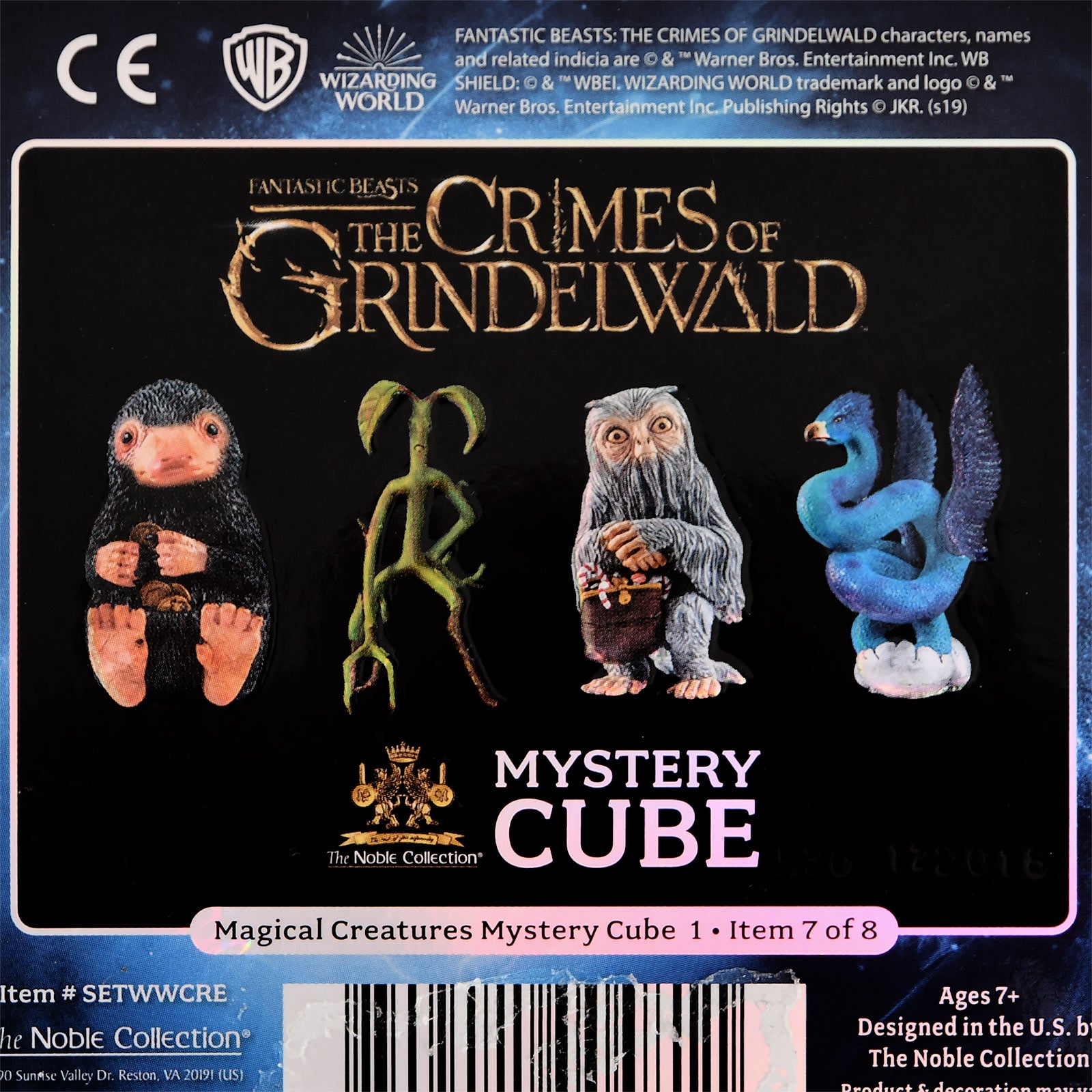Immagine del prodotto Harry Potter & Animali Fantastici - Figura di Cubo Misterioso