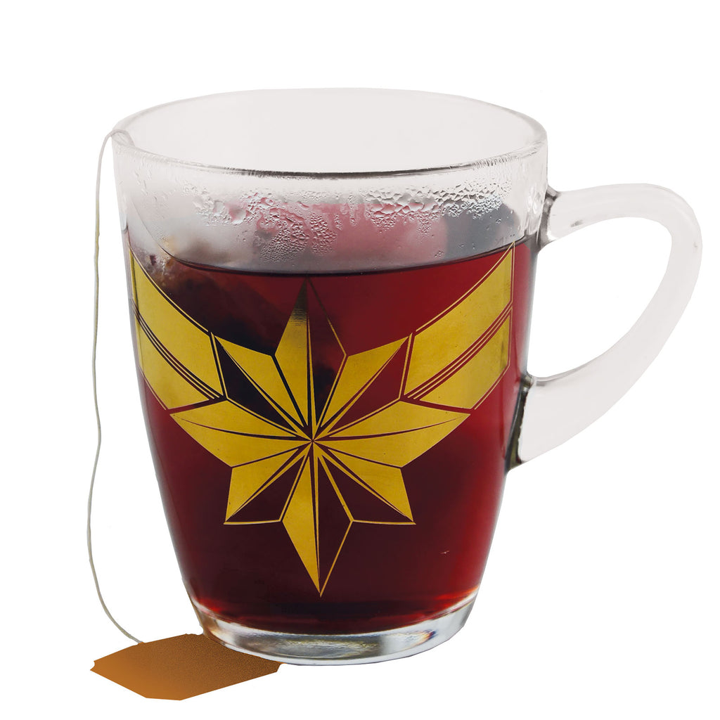 Immagine del prodotto Captain Marvel - Tazza in vetro con logo