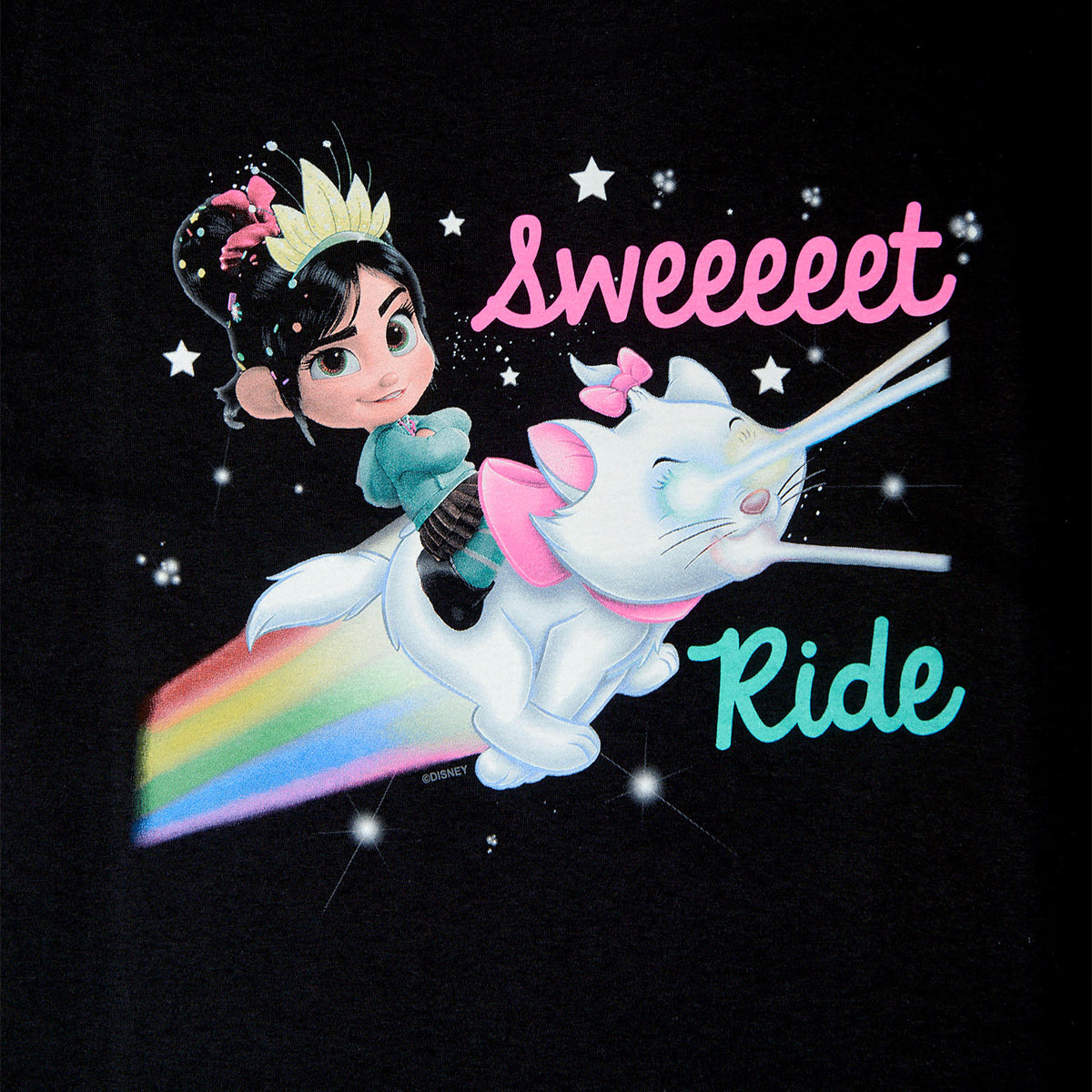 Immagine del prodotto Ralph Spaccatutto - T-shirt da donna Vanellope Sweet Ride nera