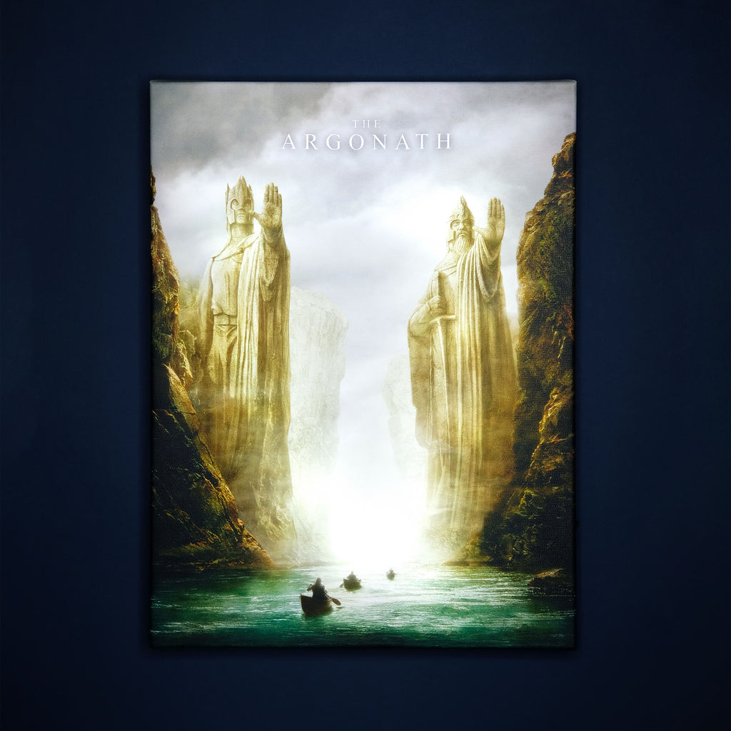 Immagine del prodotto Il Signore degli Anelli - Quadro da parete Argonath con luce