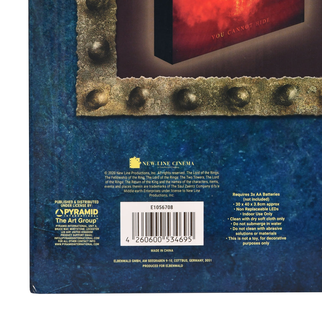 Immagine del prodotto Il Signore degli Anelli - Quadro da parete dell'Occhio di Sauron con luce