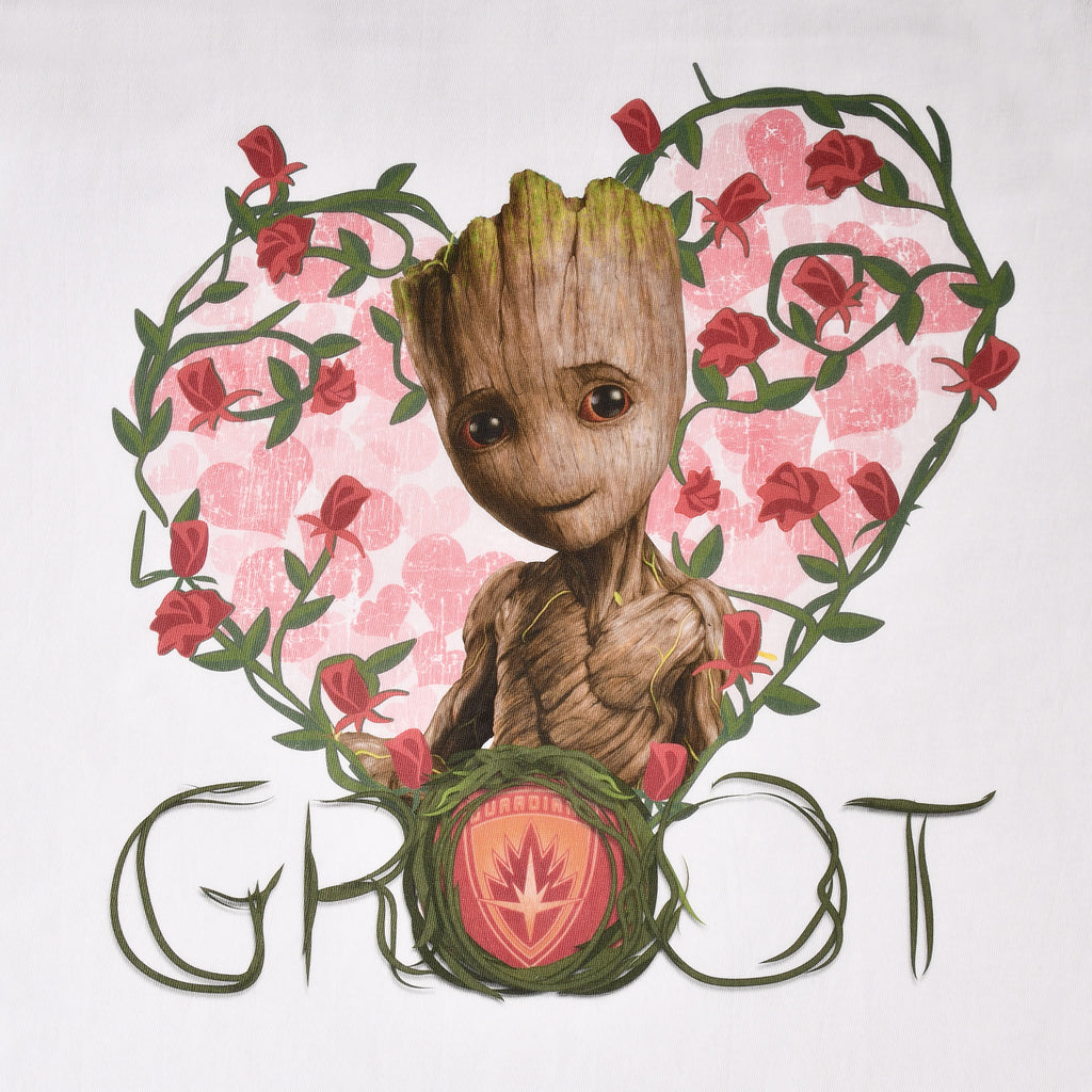 Immagine del prodotto Guardians of the Galaxy - T-shirt da donna Baby Groot Heart bianca